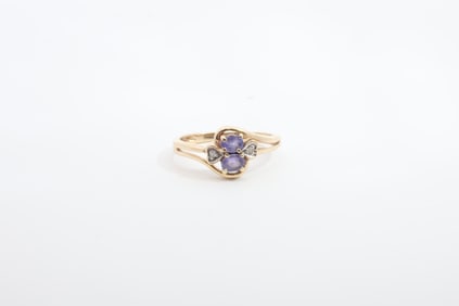 Tanzanite & Diamond Ring 14Kt.