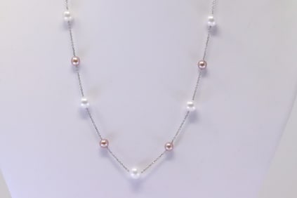 Pearl Necklace 14Kt.