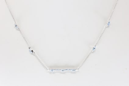 Aquamarine Necklace 14Kt.