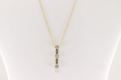 Diamond Pendant / Necklace 10Kt.