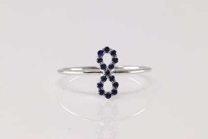 Infinity Sapphire Ring 10Kt.
