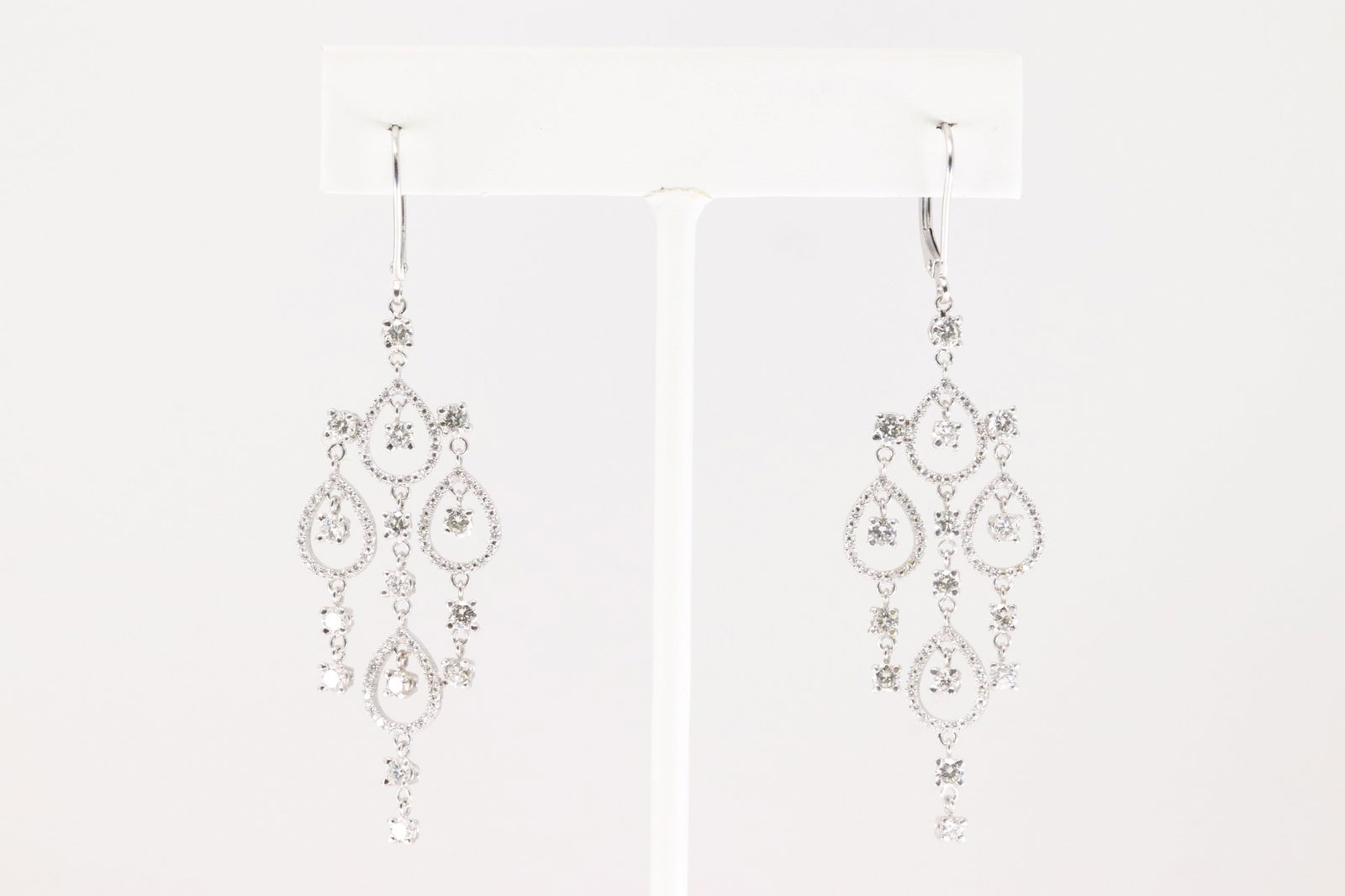 Hoop Diamond Chandelier Earring 14Kt. (1 of 3)