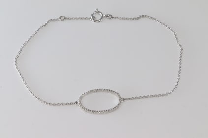 Diamond Bracelet Link 14Kt.