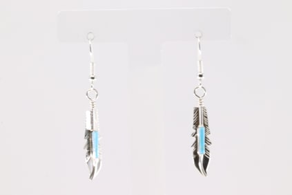 Native America Navajo Sterling Silver Spiny Oyster & Turquoise Necklace By Lupe Lavato.