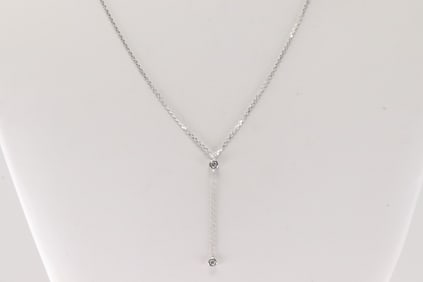 Diamond By Yard Necklace 14Kt.