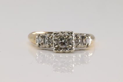 Engagement Diamond Ring 14Kt.