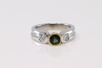Platinum Tourmaline | Diamond ring.