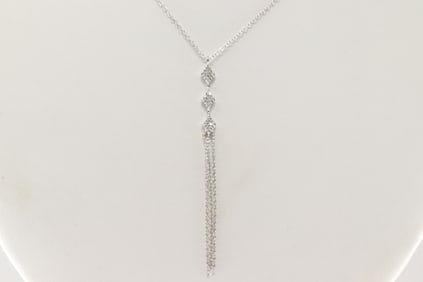 Diamond Necklace 14Kt.