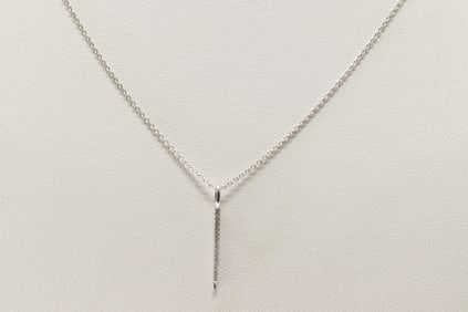 Needle Diamond Pendant / Necklace 14Kt.