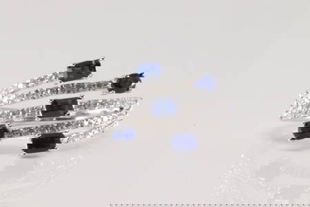 Sapphire & Diamond Ring 14Kt.