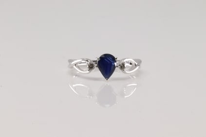 Sapphire & Diamond Ring 10Kt.