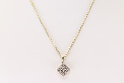 Diamond Pendant / Necklace 10Kt.