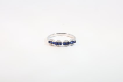 Sapphire & Diamond Ring 14Kt.