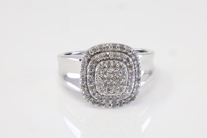 Wedding Diamond Ring 10Kt.