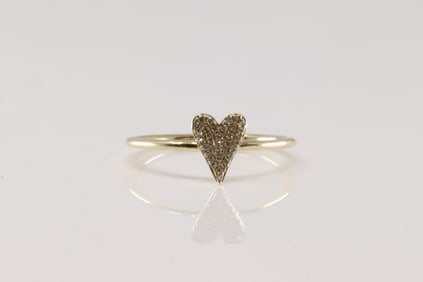 Diamond Heart Ring 10Kt.