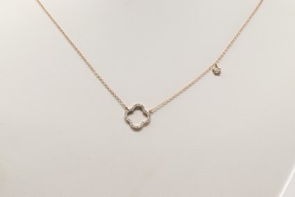 Diamond Necklace 14Kt.