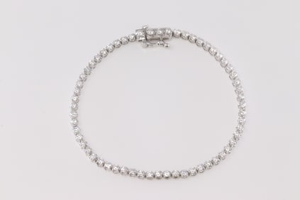 Diamond Tennis Bracelet 14Kt.
