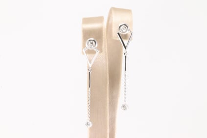 Diamond Stud / Dangling Earring 14Kt.