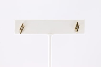 Diamond Stud Earring 14Kt.