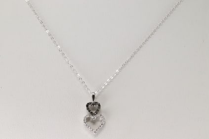 Diamond Heart Pendant / Necklace 14Kt.