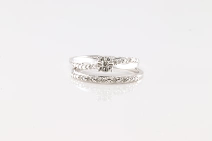 Engagement & Wedding Diamond Ring Set 14Kt.