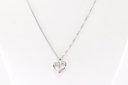 Diamond Heart Pendent / Necklace 14Kt.