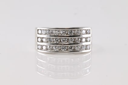 Wedding Diamond Ring 14Kt.