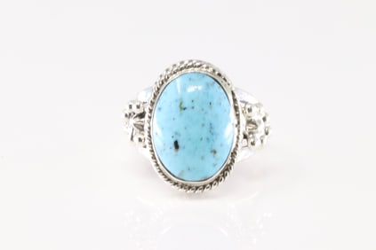 Native America Navajo Sterling Silver Solid Bracelet Cuff By Elaine Tahe.