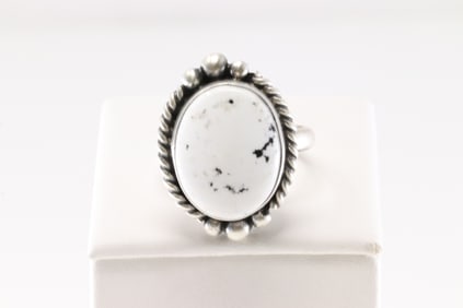 Native America Navajo Sterling Silver Kingman Turquoise Post Earring's By Sylvya Chee.