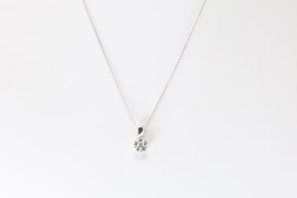 Diamond Pendant / Necklace 18Kt.