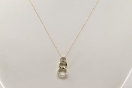 Diamond Pendant / Necklace 10Kt.