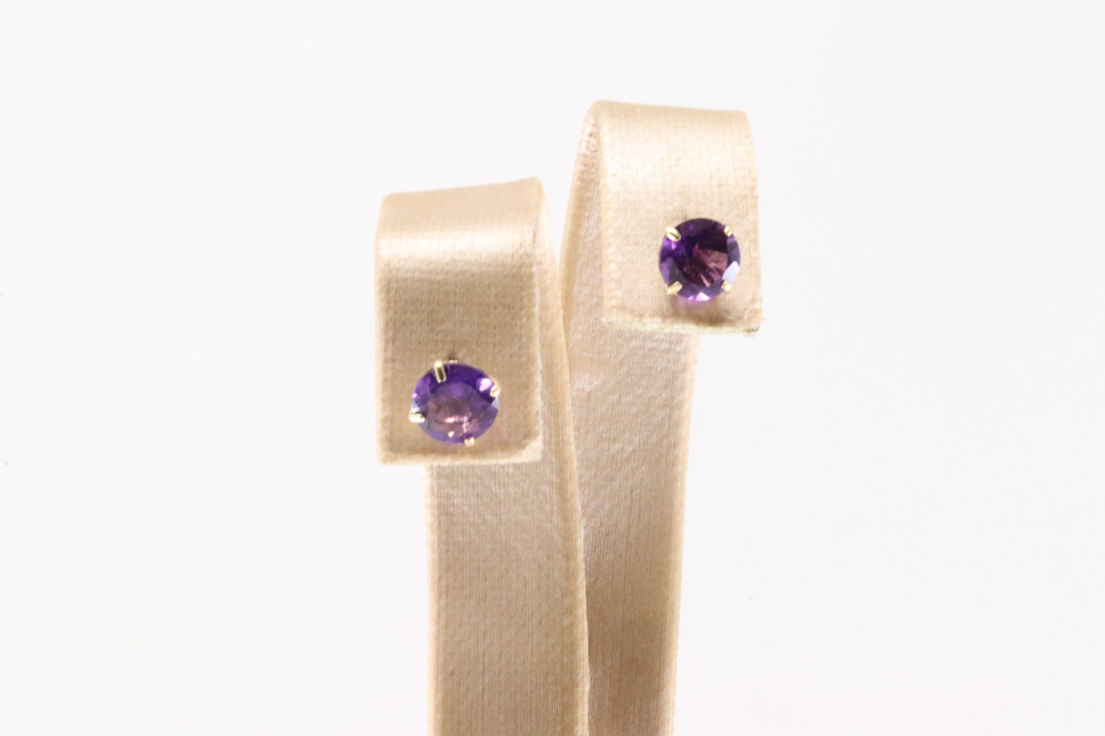 Amethyst Stud Earring 14Kt. (1 of 3)
