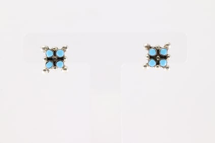 Sterling Silver Turquoise Post Earring's.