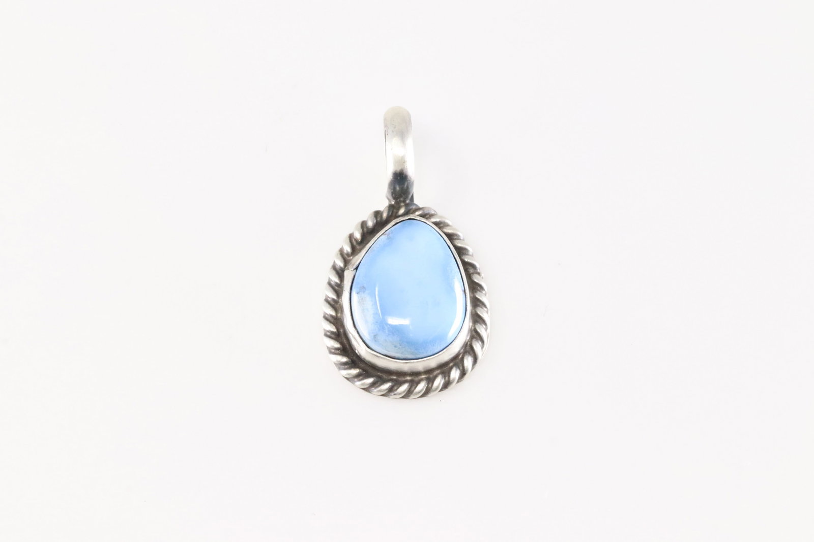 Native America Navajo Sterling Silver Golden Hill Turquoise Pendant By Johnny Dixon.: This is a Native America Navajo Sterling Silver Golden Hill Turquoise Pendant By Johnny Dixon.