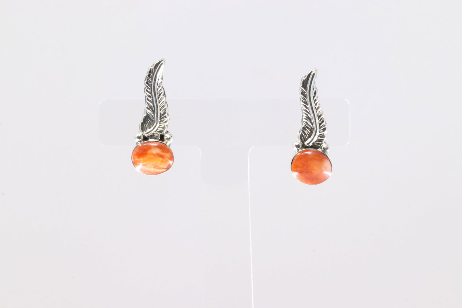 Native America Navajo Sterling Silver Spiny Oyster Ear Cuff Climber By Sonyei Coho. From R.B (1 of 4)