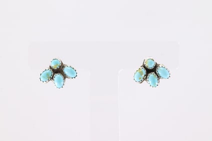Sterling Silver Turquoise Post Earring's.