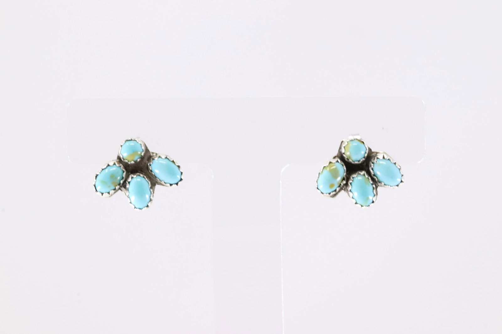 Sterling Silver Turquoise Post Earring's.: This is a Sterling Silver Turquoise Post Earring's.