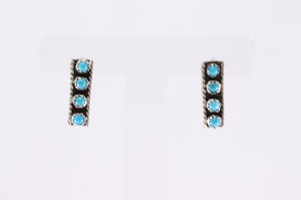 Sterling Silver Turquoise Post Earring's.