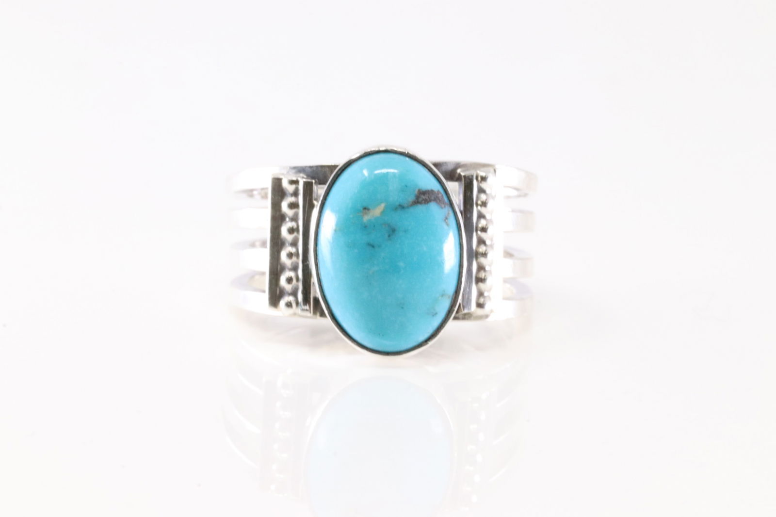 Sterling Silver Turquoise Ring. (1 of 4)