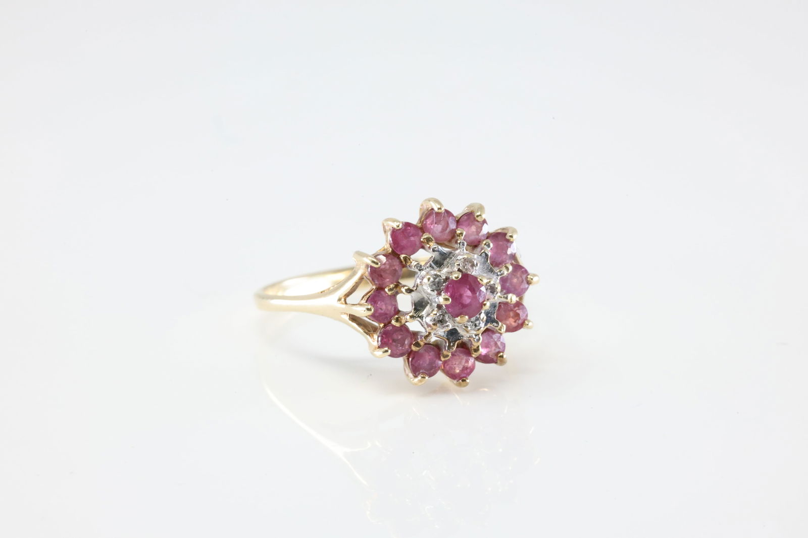 Ruby & Diamond Ring 10Kt. - 2