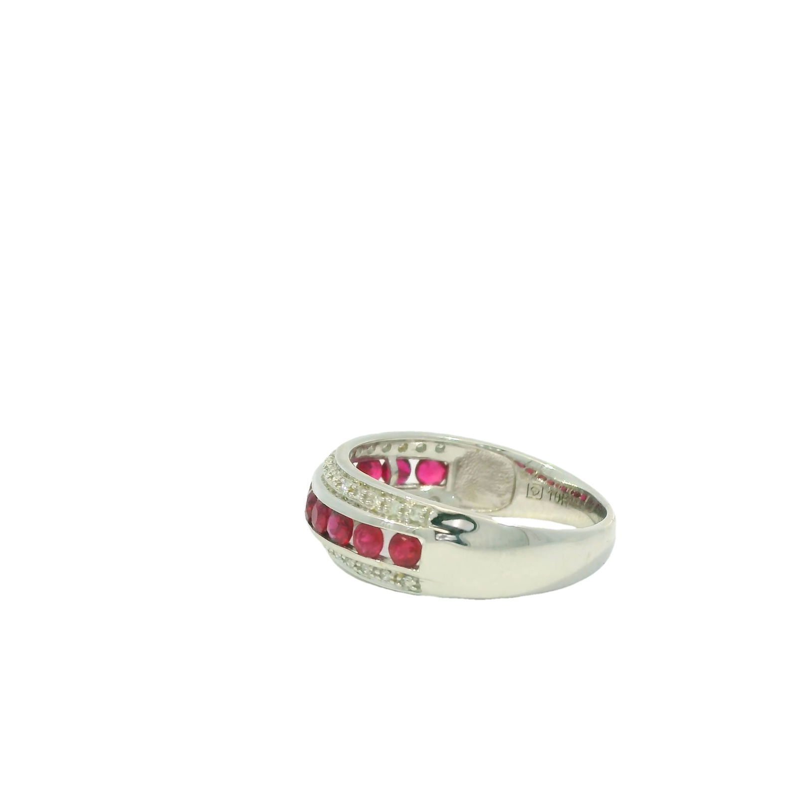 Ruby & Diamond Ring 10Kt. - 2