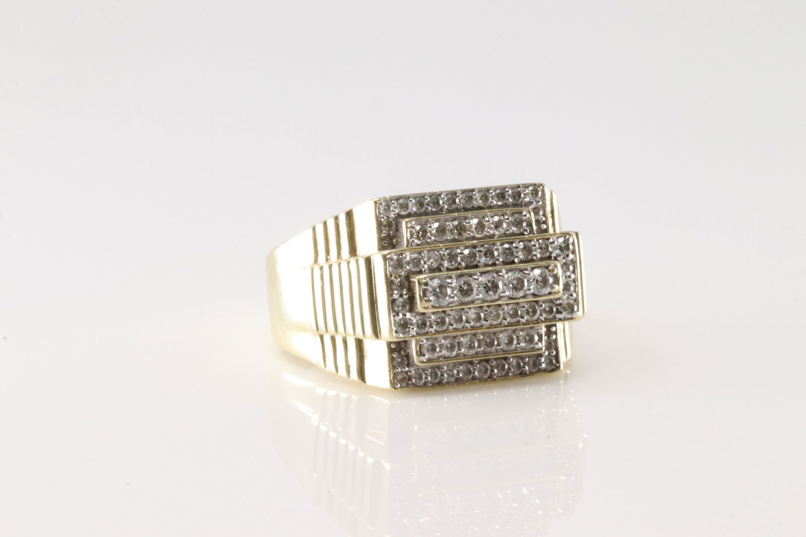 Cube Diamond Ring 14Kt. - 2