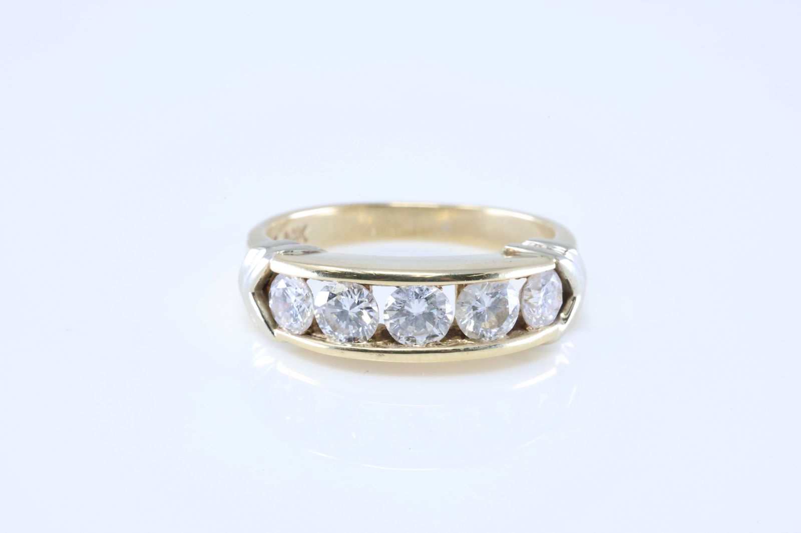 Diamond Band Ring 14Kt. (1 of 4)
