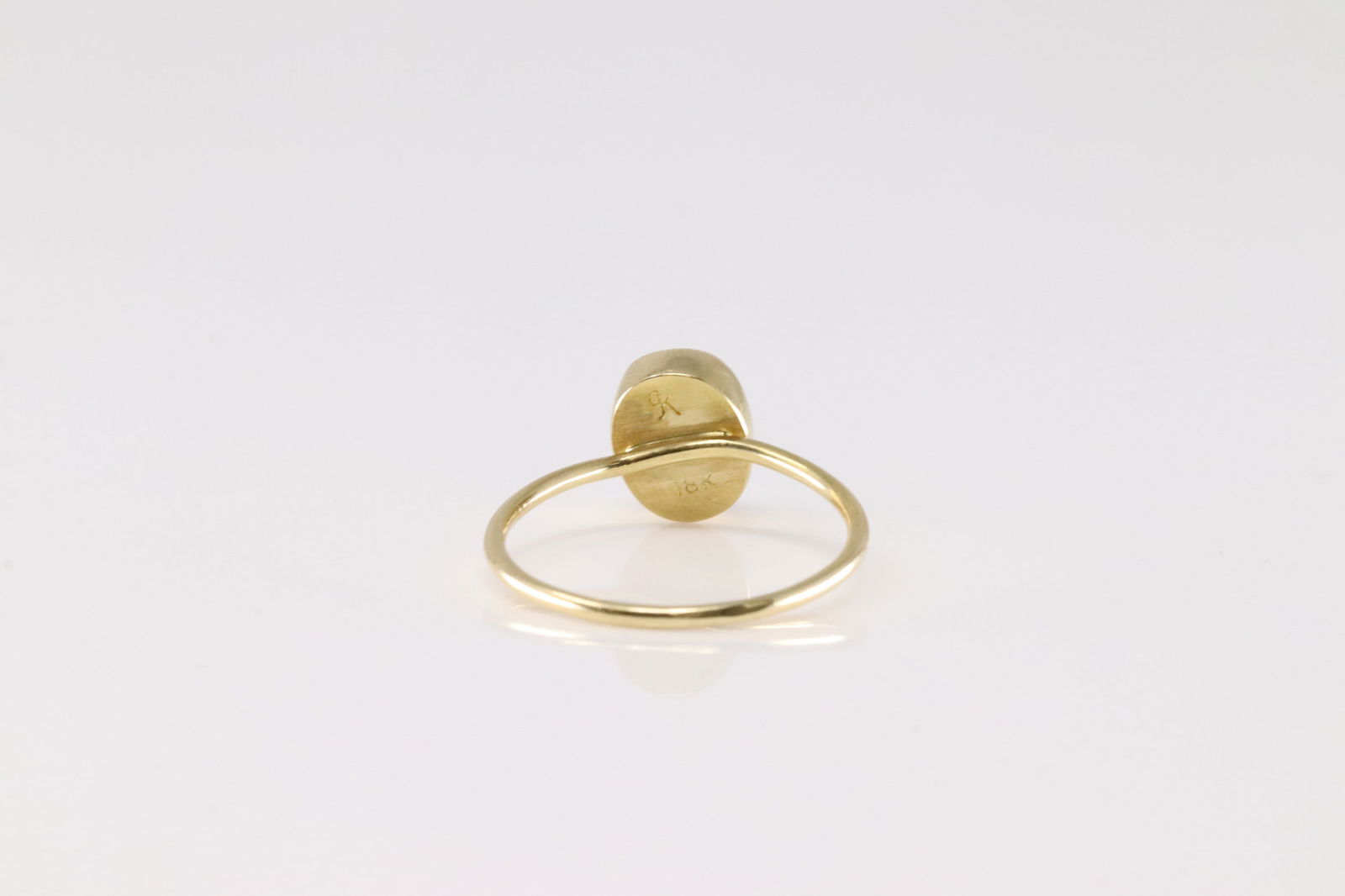Moon Stone Ring 18Kt. - 4