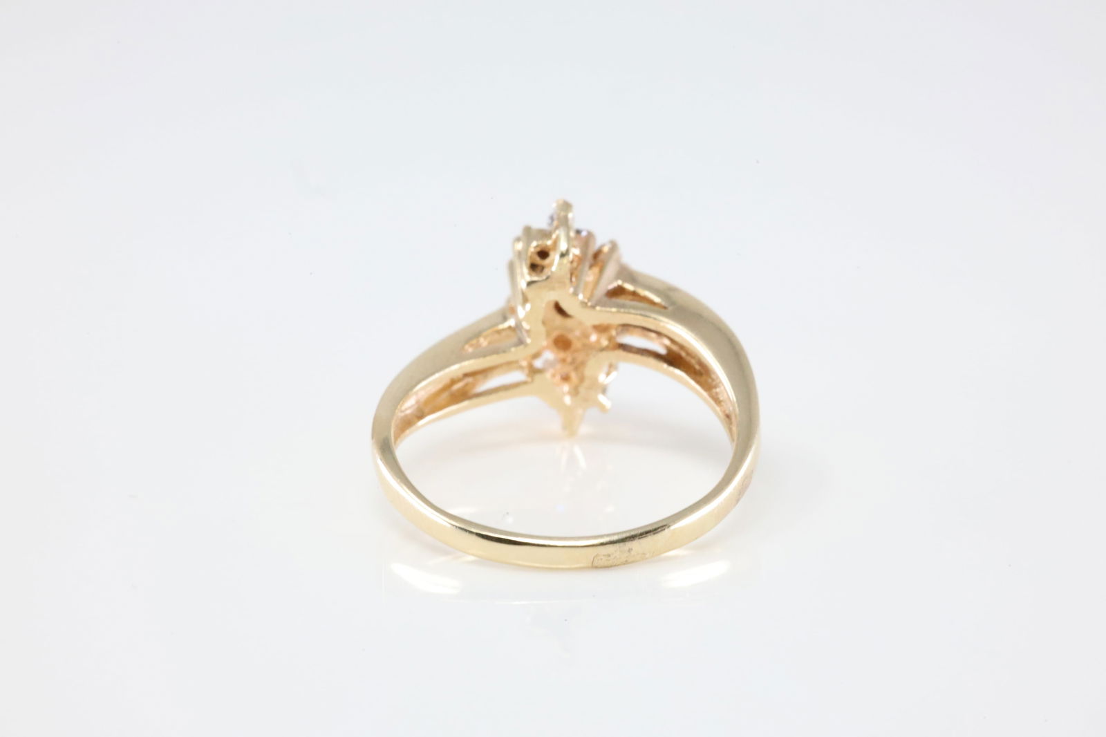 Waterfall Diamond Ring 14Kt. - 4