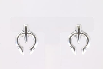 America Sterling Silver Naja Post Earring's.