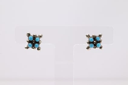 Sterling Silver Turquoise Post Earring's.