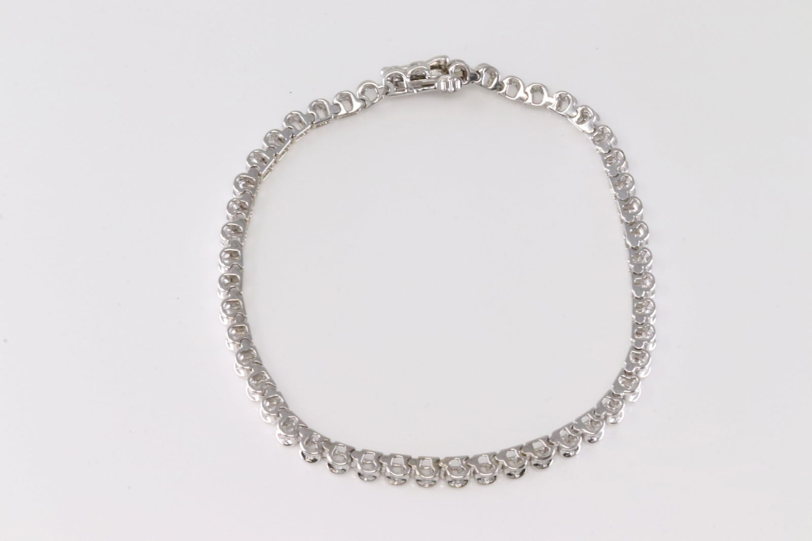White Gold Diamond Bracelet 14Kt. (1 of 4)