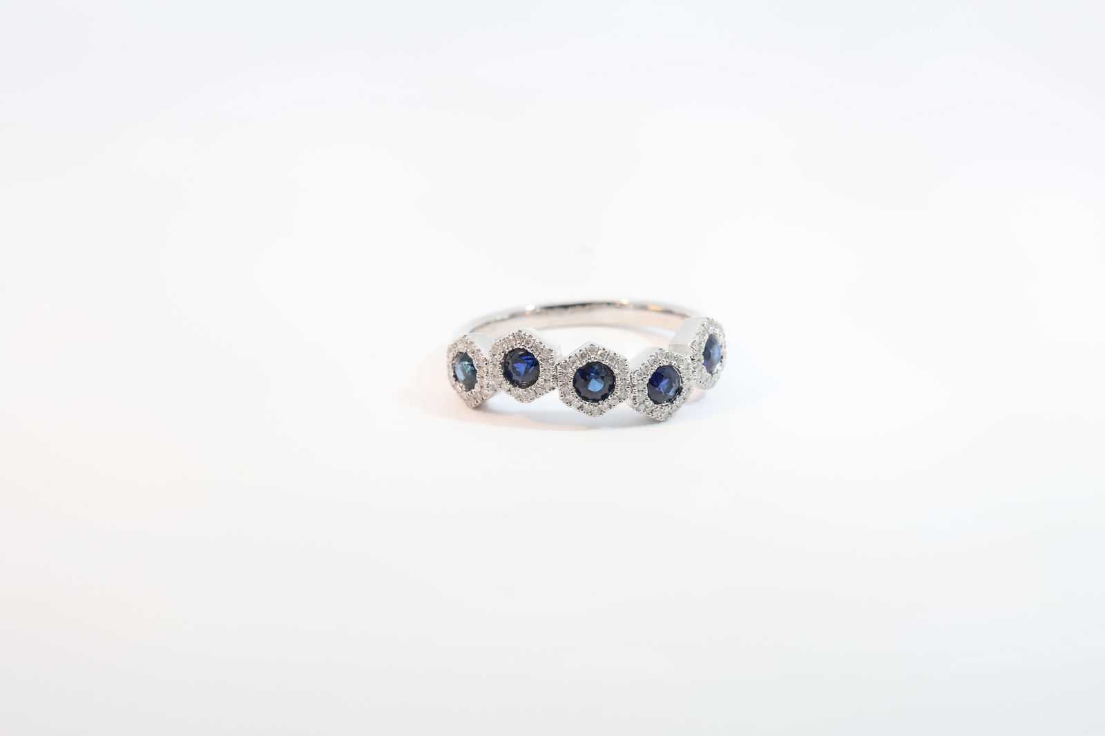 Sapphire & Diamond Ring 14Kt. (1 of 3)