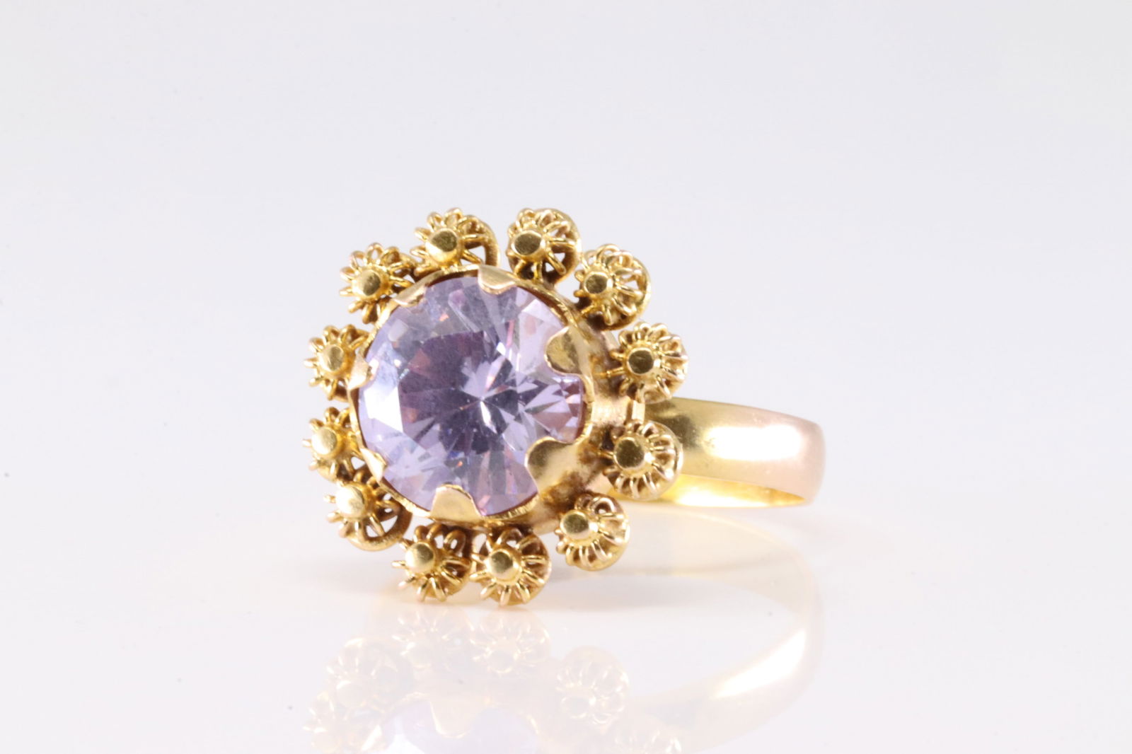 Amethyst Ring 14Kt. - 3